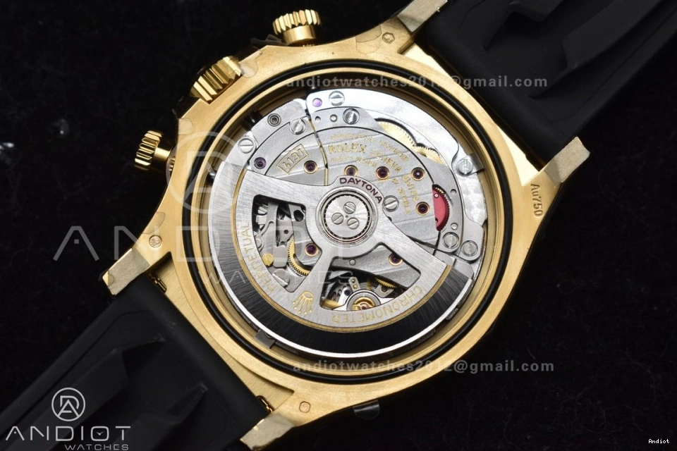 1:1 Best Daytona 126518 Oysterflex Clean Dial Edition YG on Strap 2023 SH4131 0322